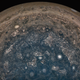 Juno was directly over Jupiter’s south pole when it took this photo.